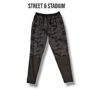 Men's Bodcraft Joggers size L, black camo